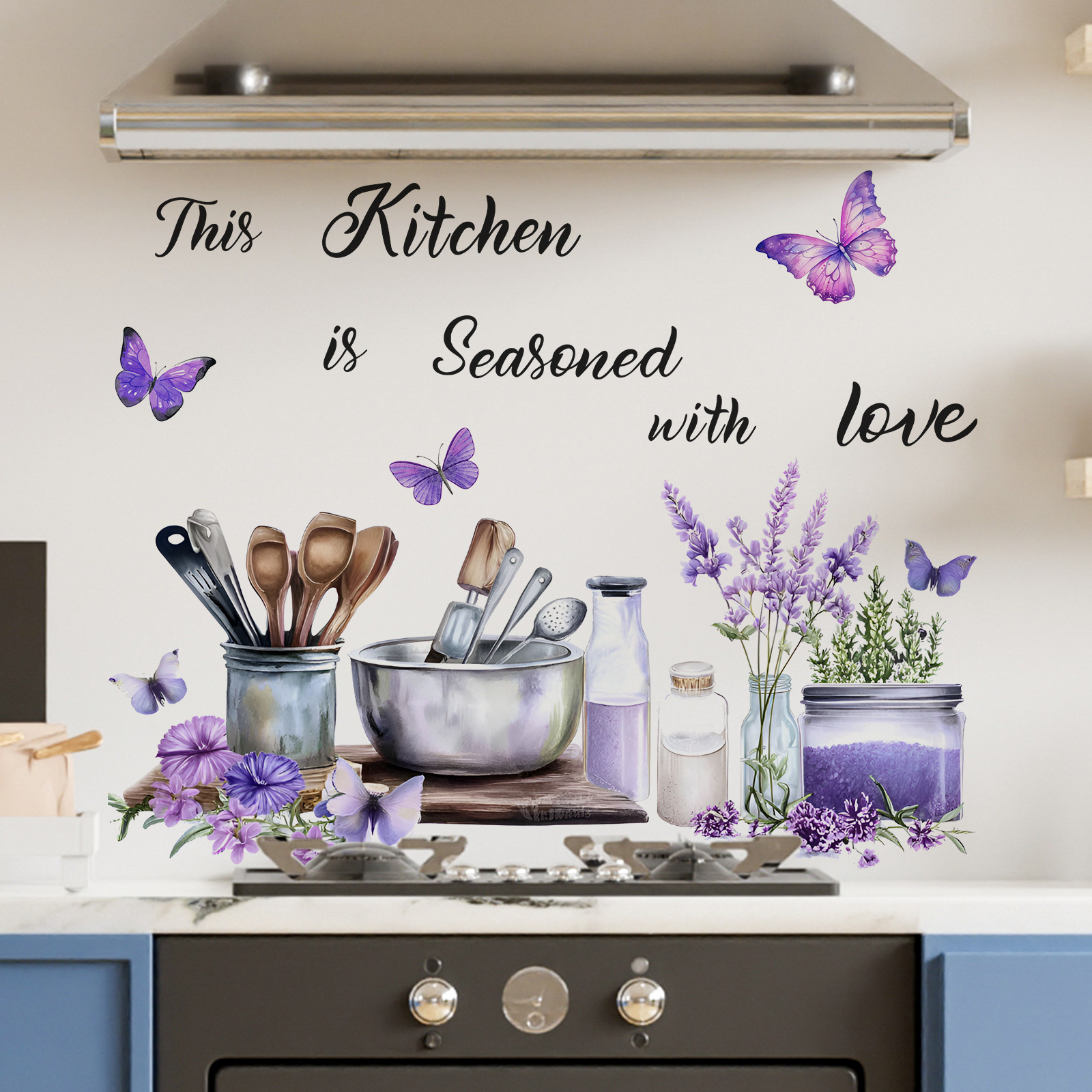 Home Cooking Delivery - 1 Piece Creative Kitchen Utensils Pattern