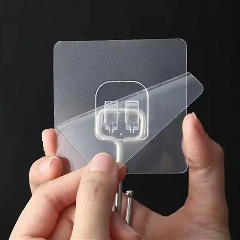 Home Cooking Delivery - 20/10PCS Hook Self-Adhesive PVC Stainless Steel