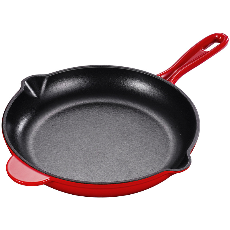 Dosa Pan Iron - Enameled Cast Iron Skillet Single Handle