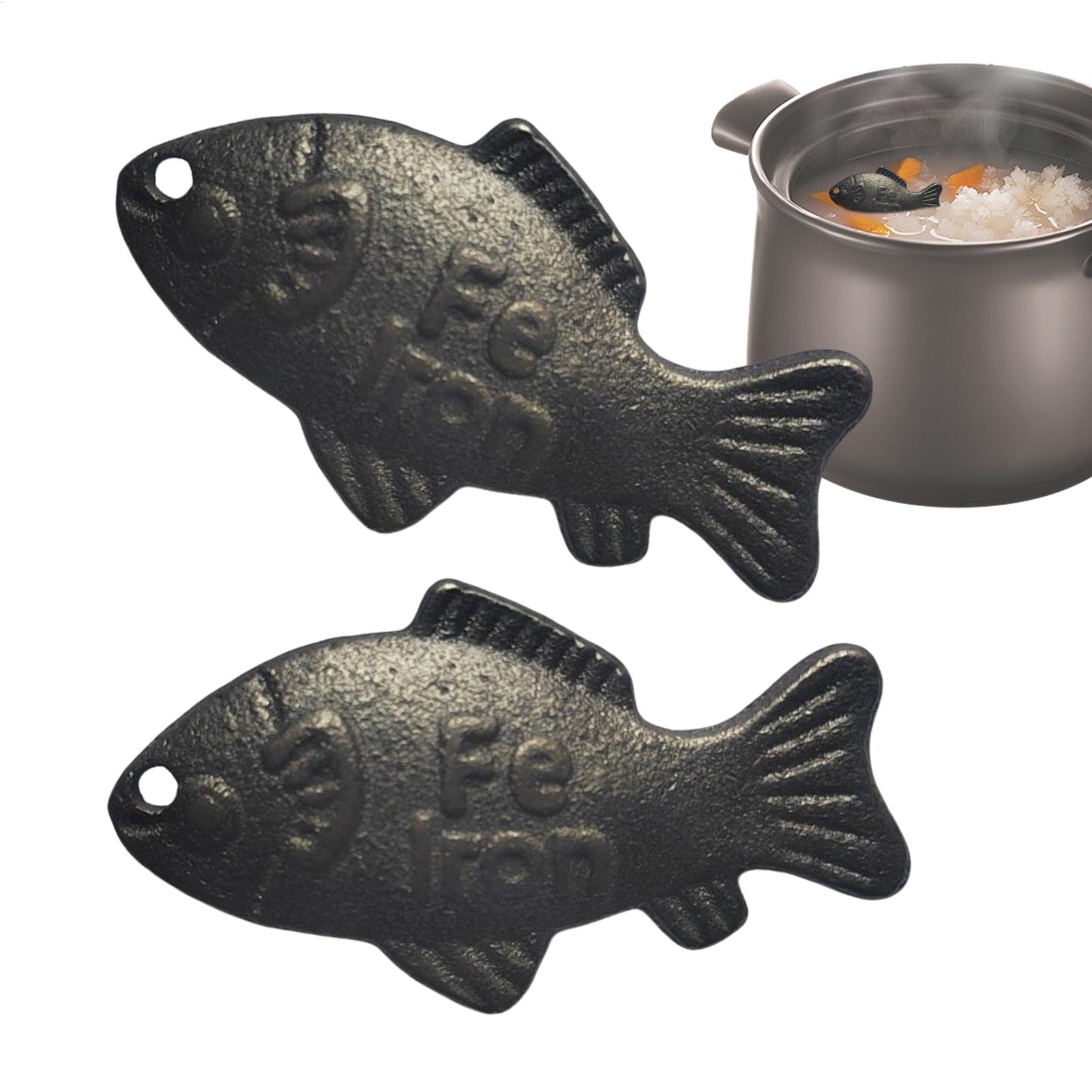 Dosa Pan Iron - 2 Pieces Iron Fish Natural Source