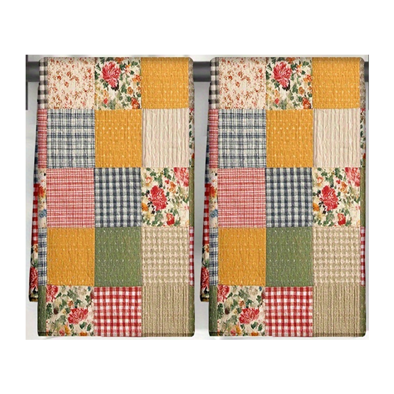 2Pcs, Plaid Spring Kitchen Tow - مراجعة Home Cooking Is The Best وسعره