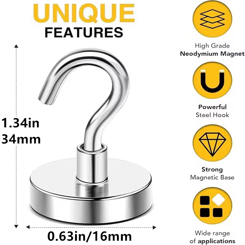 8Colors 16mm Heavy Duty Magnet - مراجعة Home Cooking Delivery وسعره
