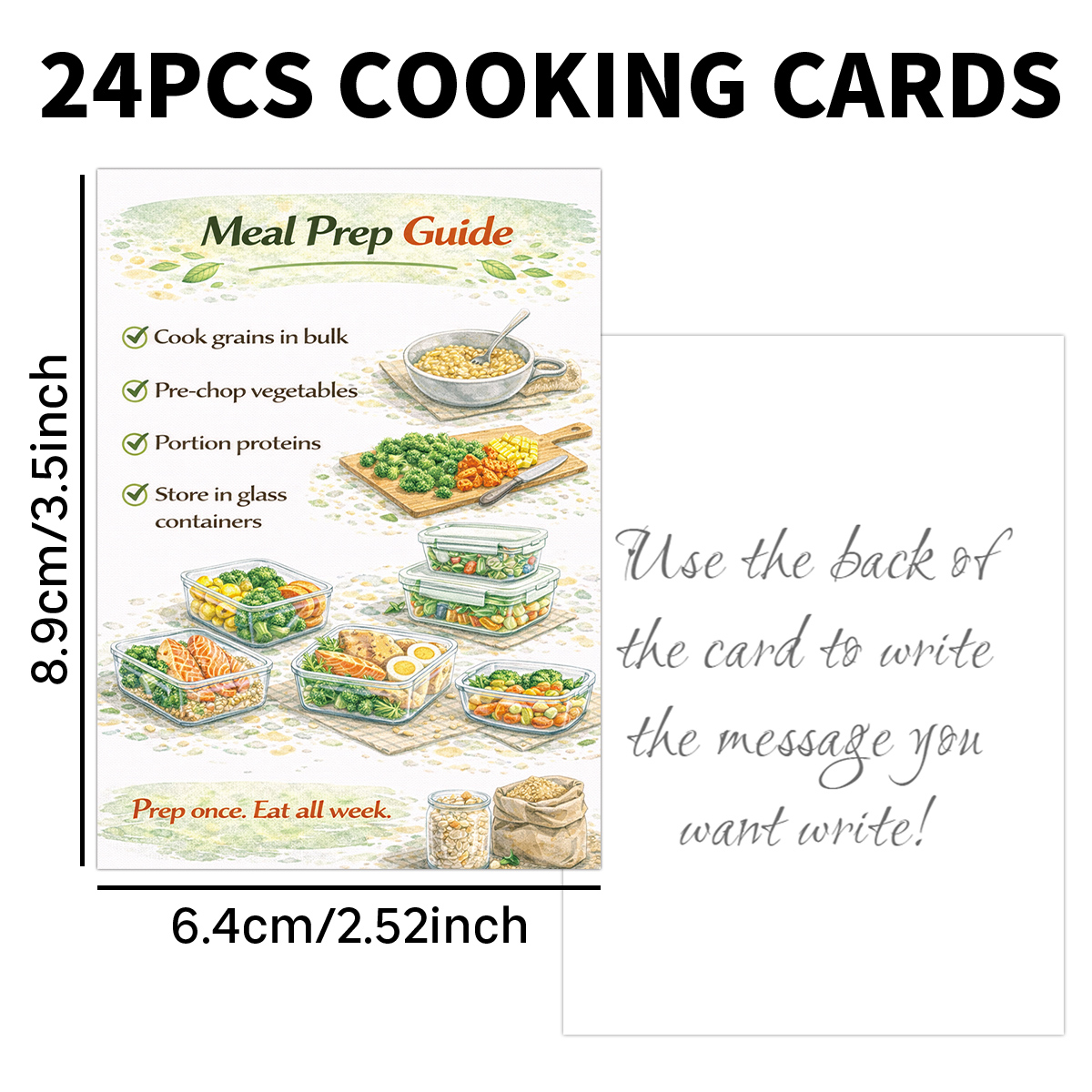 24pcs Cooking Recipe Cards Wit - مراجعة Home Cooking Recipe وسعره