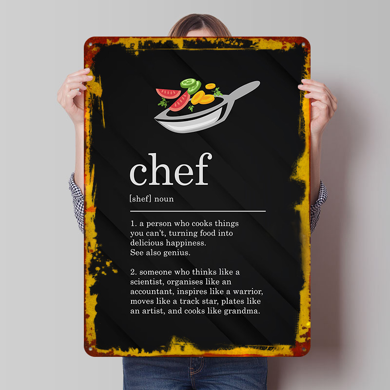 Funny Chef Definition Cook Tin - مراجعة Home Cooking Definition وسعره