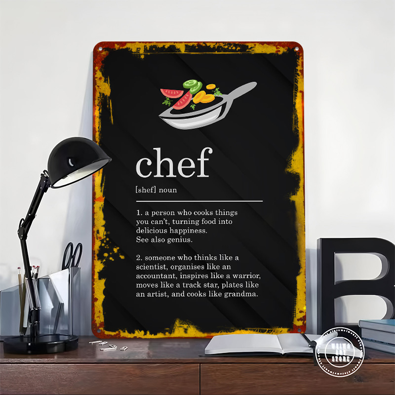 Funny Chef Definition Cook Tin - مراجعة Home Cooking Definition وسعره