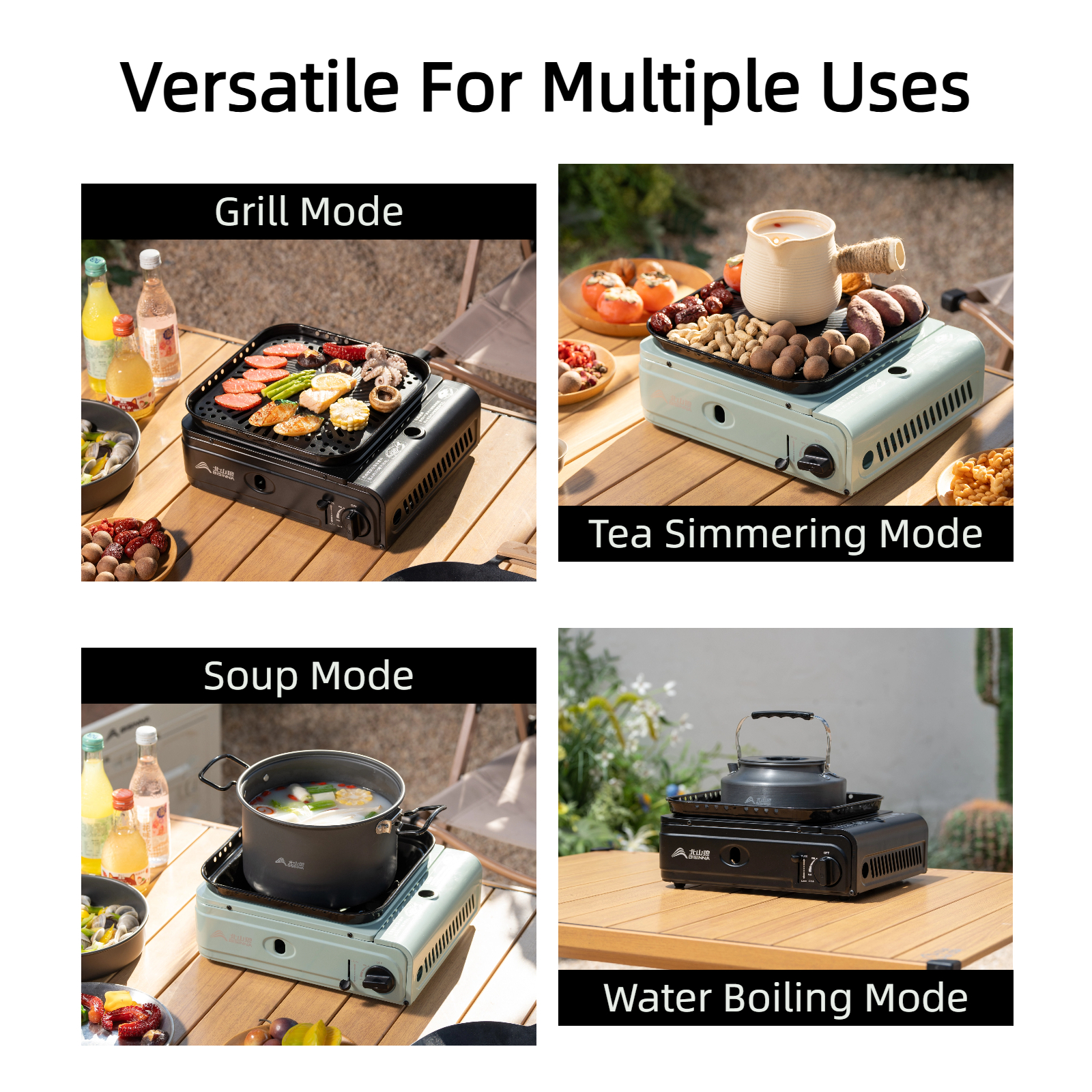 BISINNA Camping Gas Stove Port - مراجعة Dosa Pan Iron وسعره