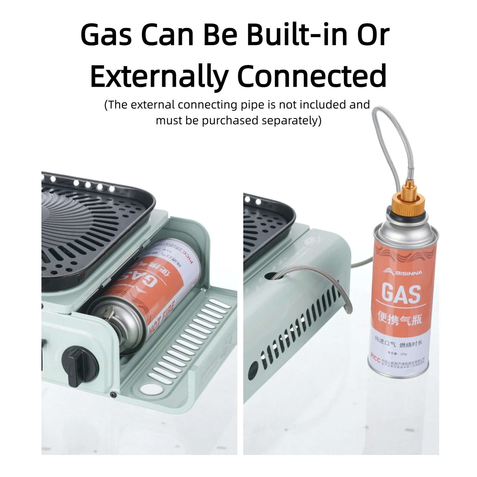 BISINNA Camping Gas Stove Port - مراجعة Dosa Pan Iron وسعره