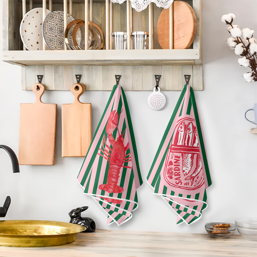2Pcs, American Retro Striped S - مراجعة Home Cooking Is The Best وسعره