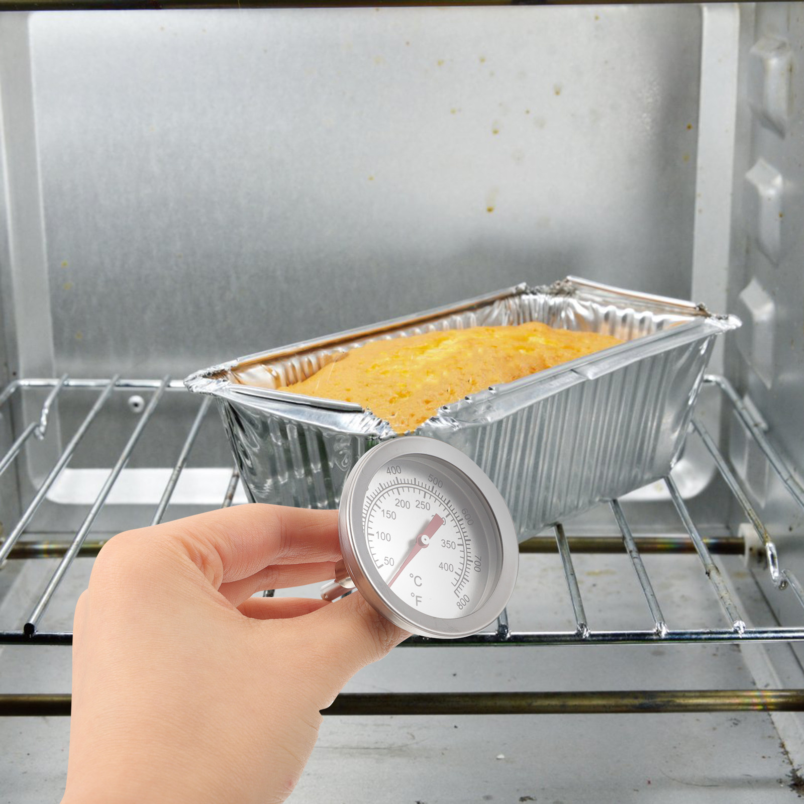 Large Dial Oven Thermometer St - مراجعة Home Cooking In وسعره