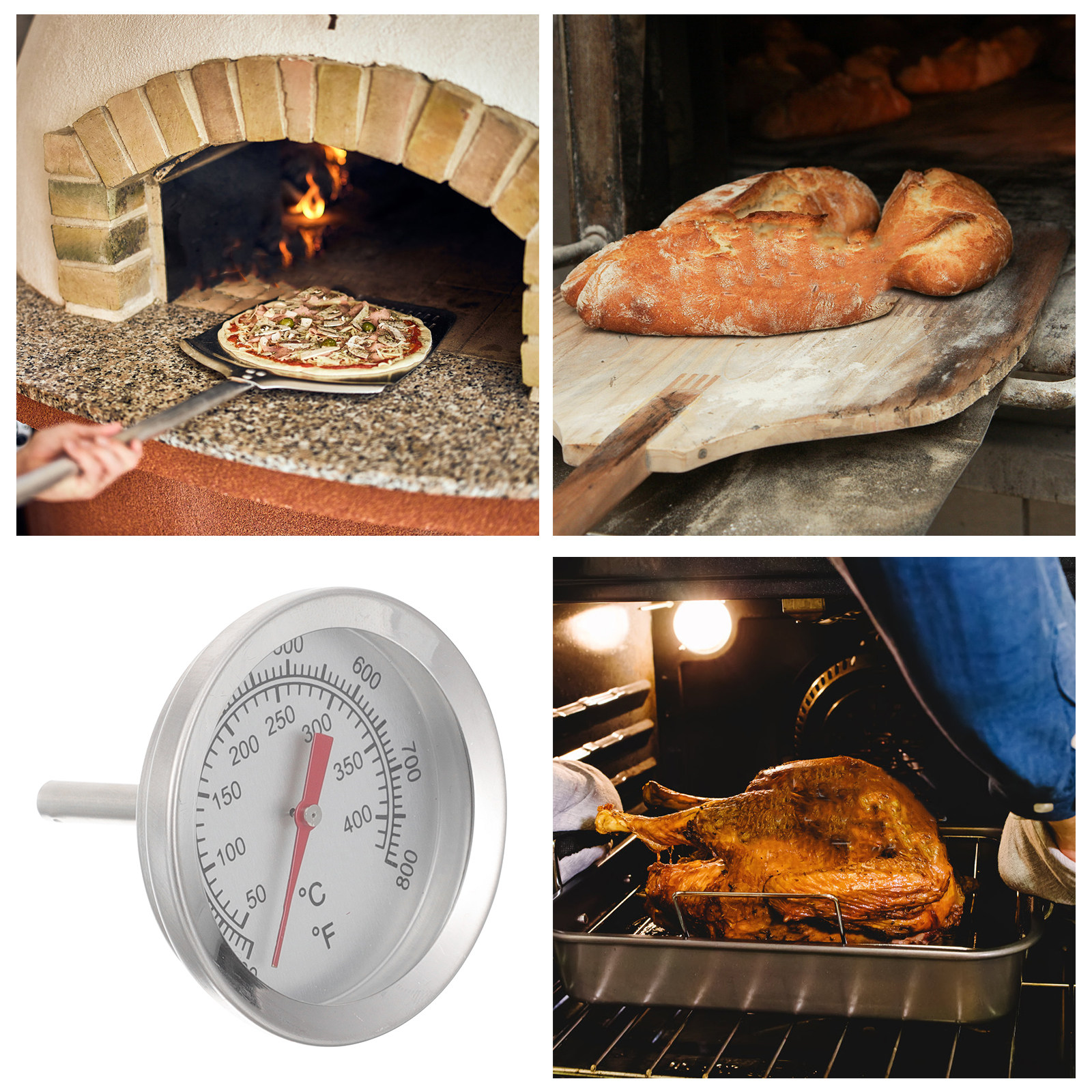 Large Dial Oven Thermometer St - مراجعة Home Cooking In وسعره