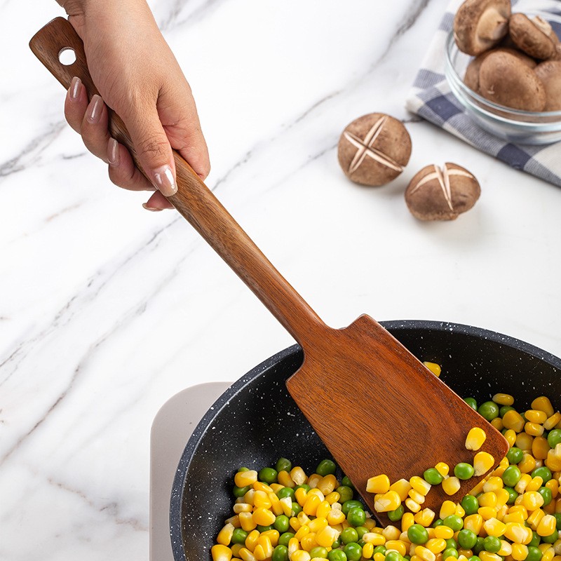 1PC-Wooden spatula for non-sti - مراجعة Home Cooking Delivery وسعره