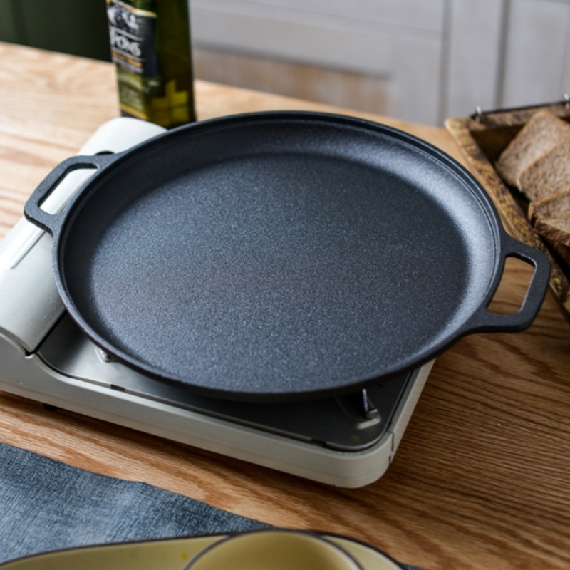 JUSTINLAU Double-Ear Frying Pa - مراجعة Dosa Pan Iron وسعره