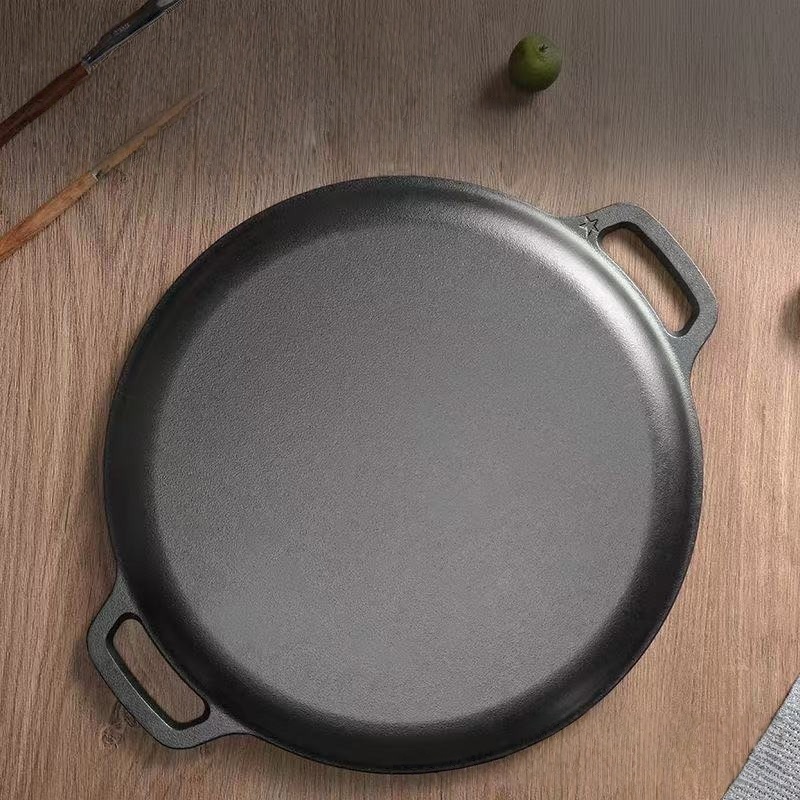 JUSTINLAU Double-Ear Frying Pa - مراجعة Dosa Pan Iron وسعره