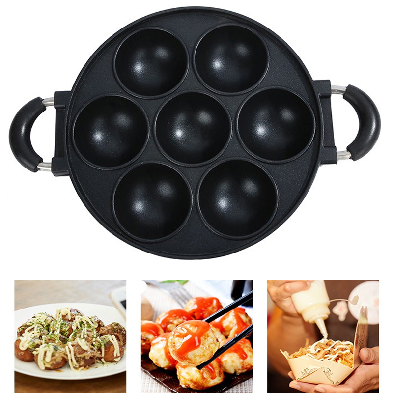 7 Hole Cake Cooking Pan Cast I - مراجعة Dosa Pan Iron وسعره