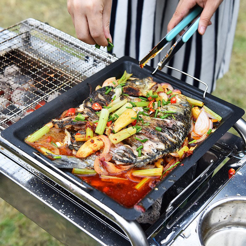 Outdoors Thick Square Grill Pa - مراجعة Dosa Pan Iron وسعره