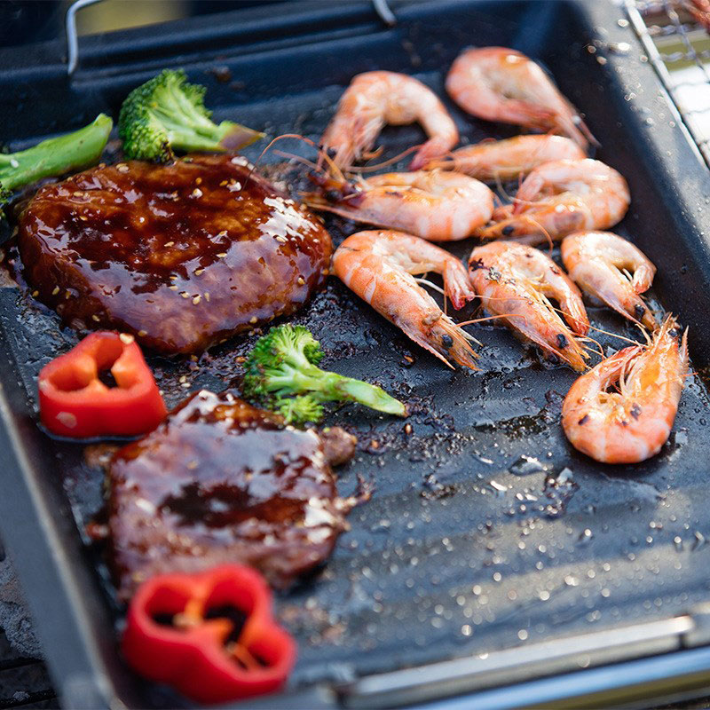 Outdoors Thick Square Grill Pa - مراجعة Dosa Pan Iron وسعره