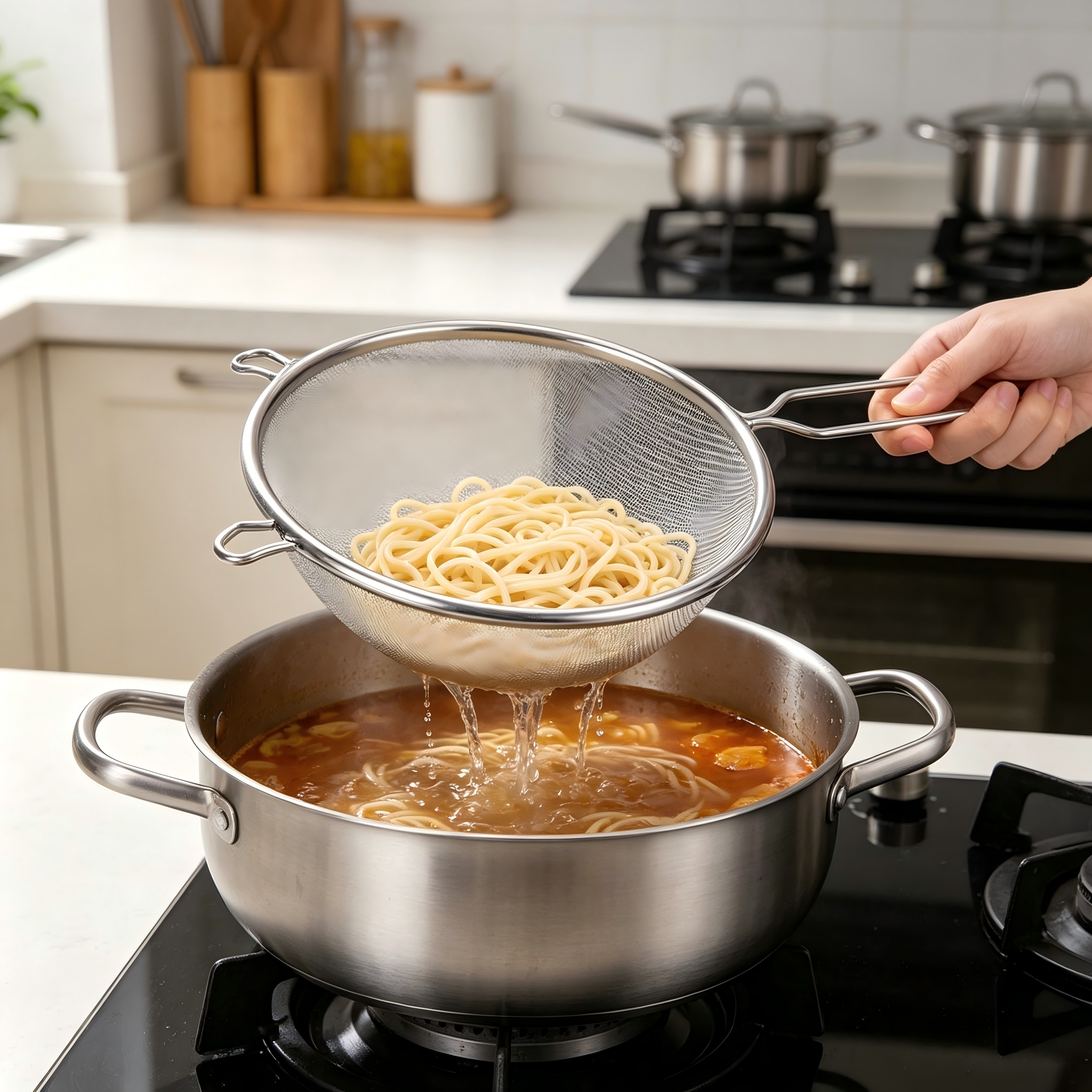 Ergonomic Reusable Food Strain - مراجعة Home Cooking Recipe وسعره