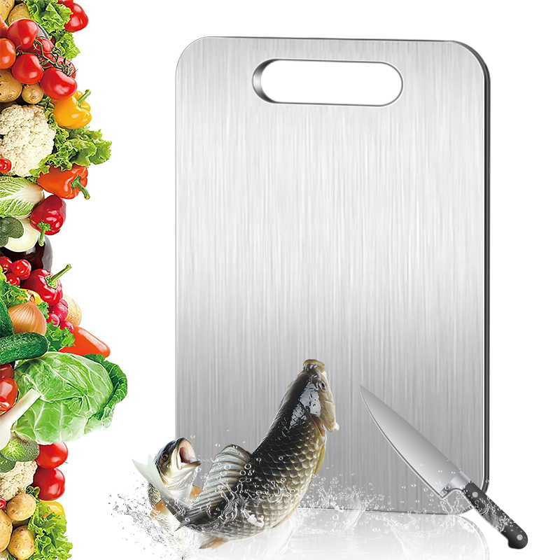 1pc Stainless Steel Cutting Bo - مراجعة Home Cooking In وسعره