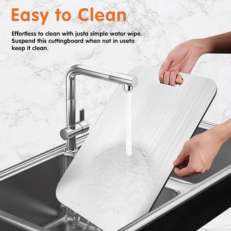 1pc Stainless Steel Cutting Bo - مراجعة Home Cooking In وسعره