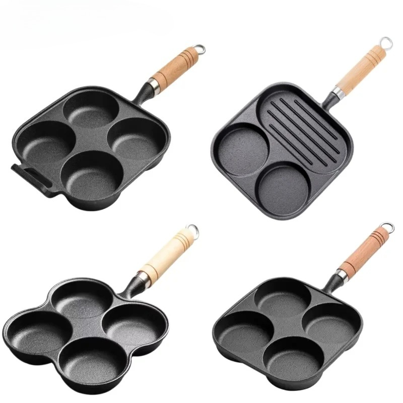JUSTINLAU 2/4-Hole Cast Iron O - مراجعة Dosa Pan Iron وسعره