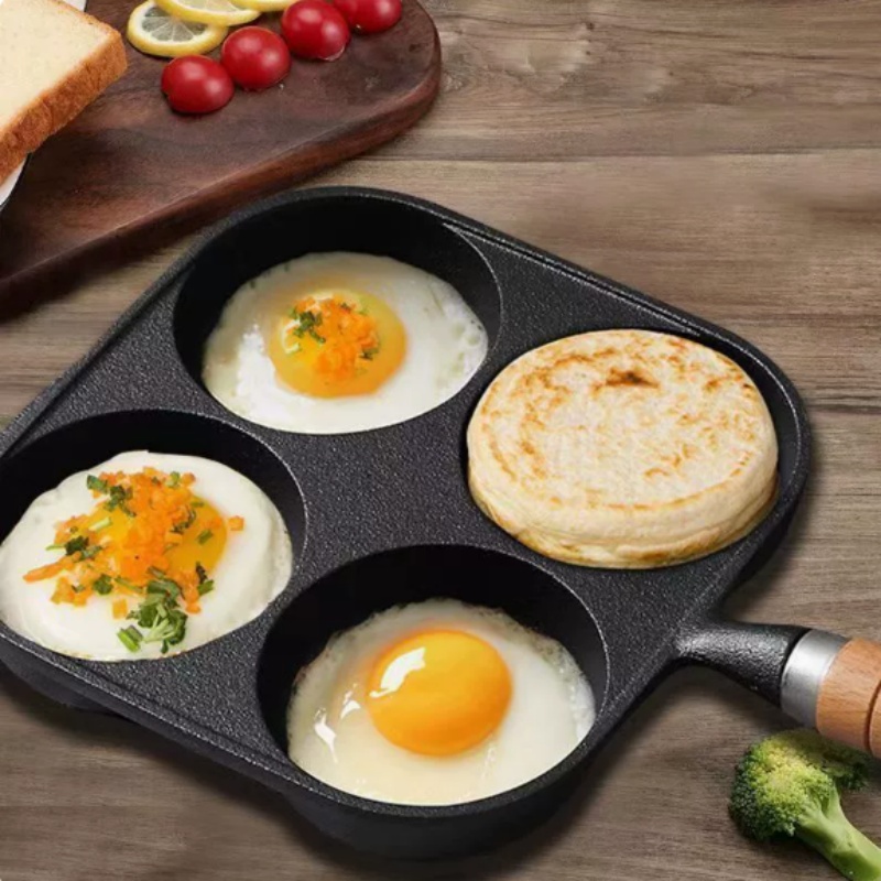 JUSTINLAU 2/4-Hole Cast Iron O - مراجعة Dosa Pan Iron وسعره