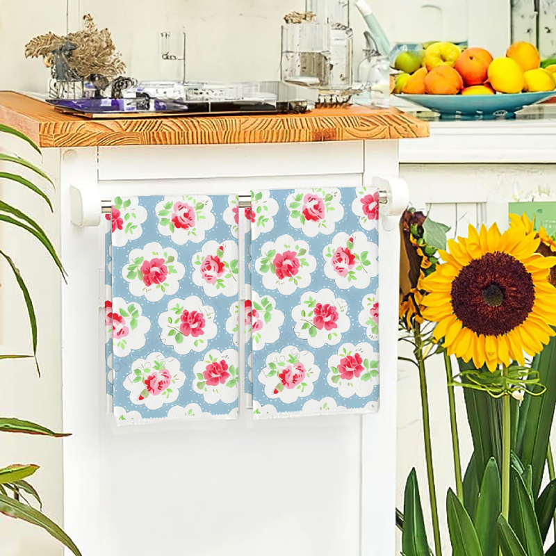 2Pcs, Blue Background with Pin - مراجعة Home Cooking Is The Best وسعره