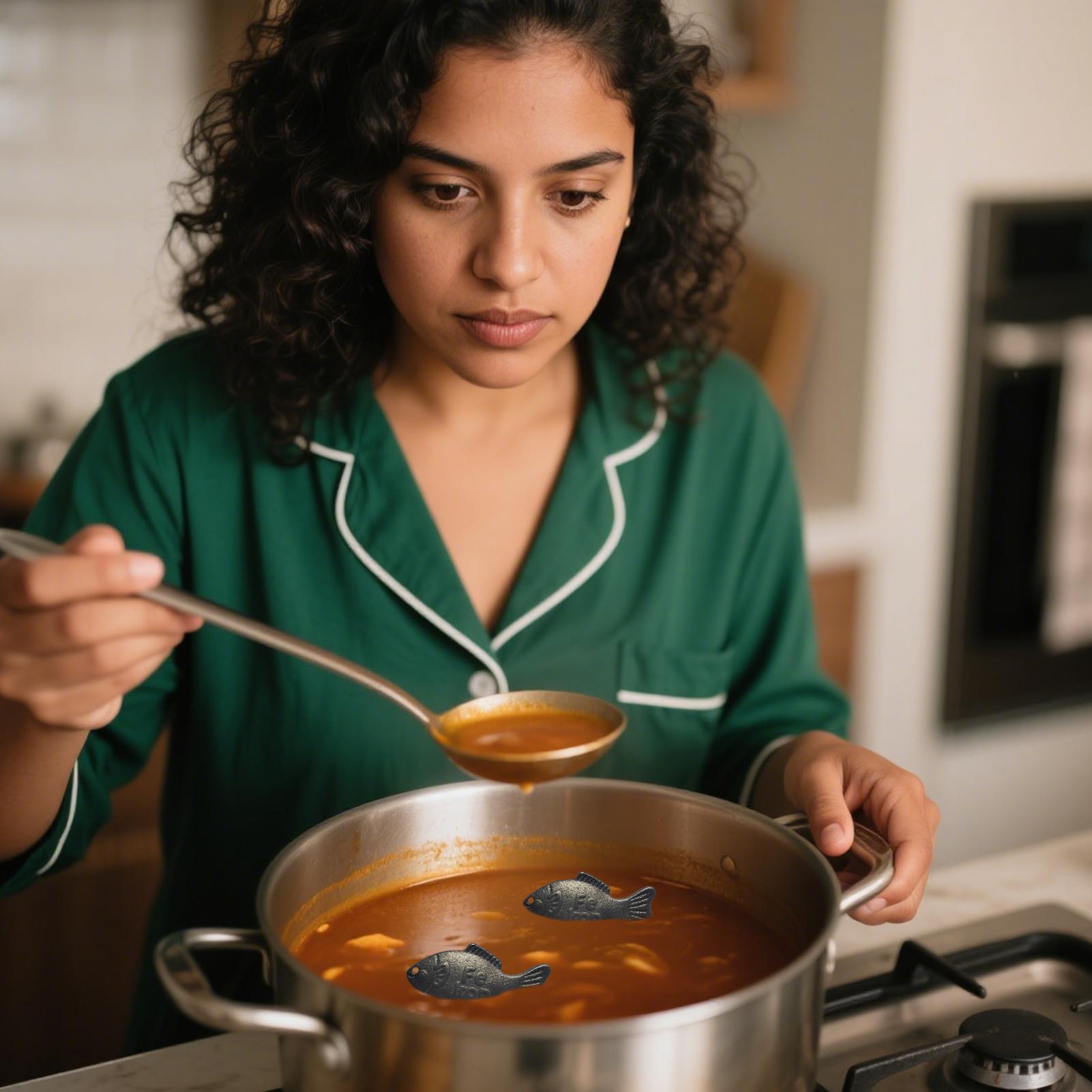 2 Pieces Iron Fish Natural Sou - مراجعة Dosa Pan Iron وسعره
