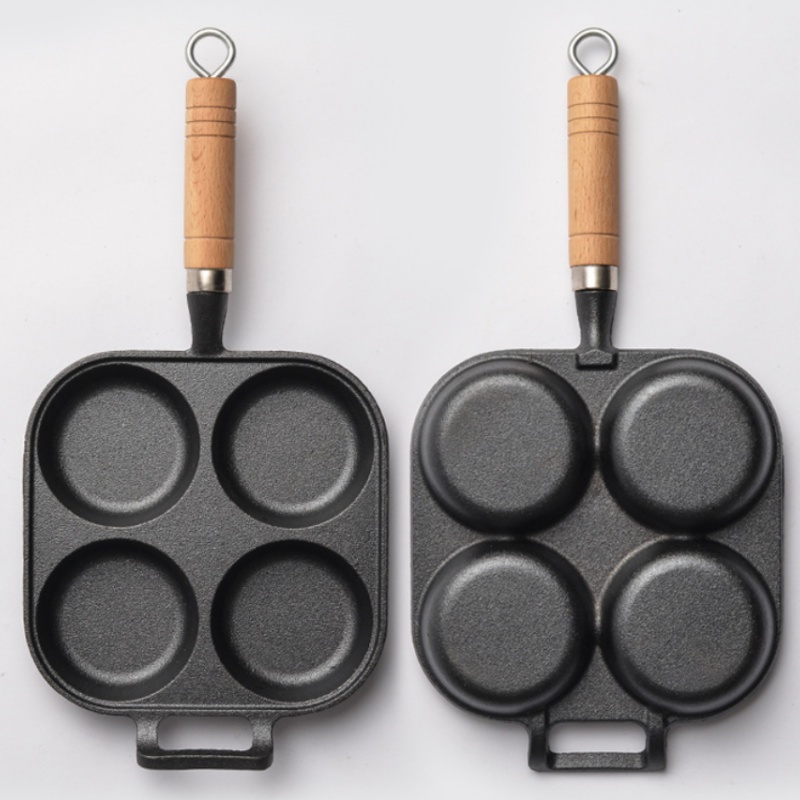 JUSTINLAU 2/4-Hole Omelette Po - مراجعة Dosa Pan Iron وسعره