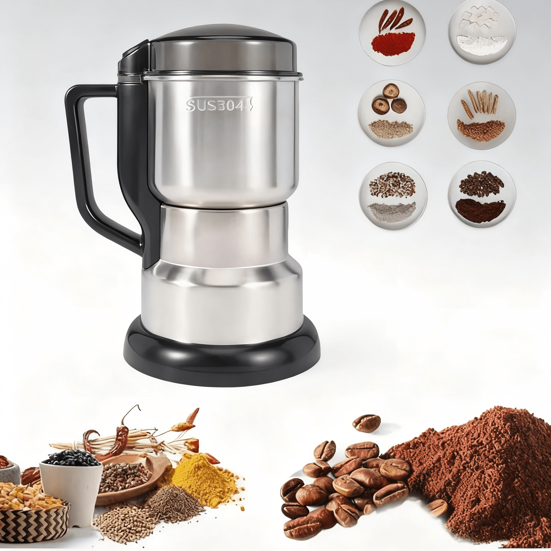 Manual Stainless Steel Grain G - مراجعة Home Cooking Delivery وسعره
